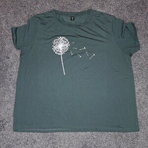 SHEIN Curve 3XL Green Top